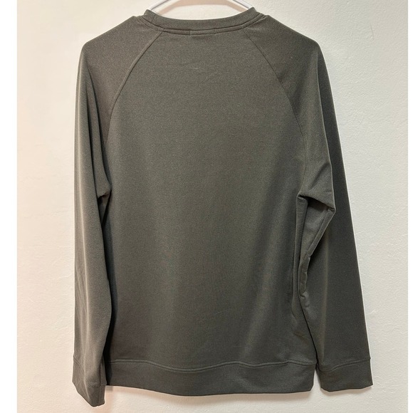 REI Co Op Men Small Gray Crewneck Long Sleeve Sweatshirt Pullover Pocket - Picture 7 of 8